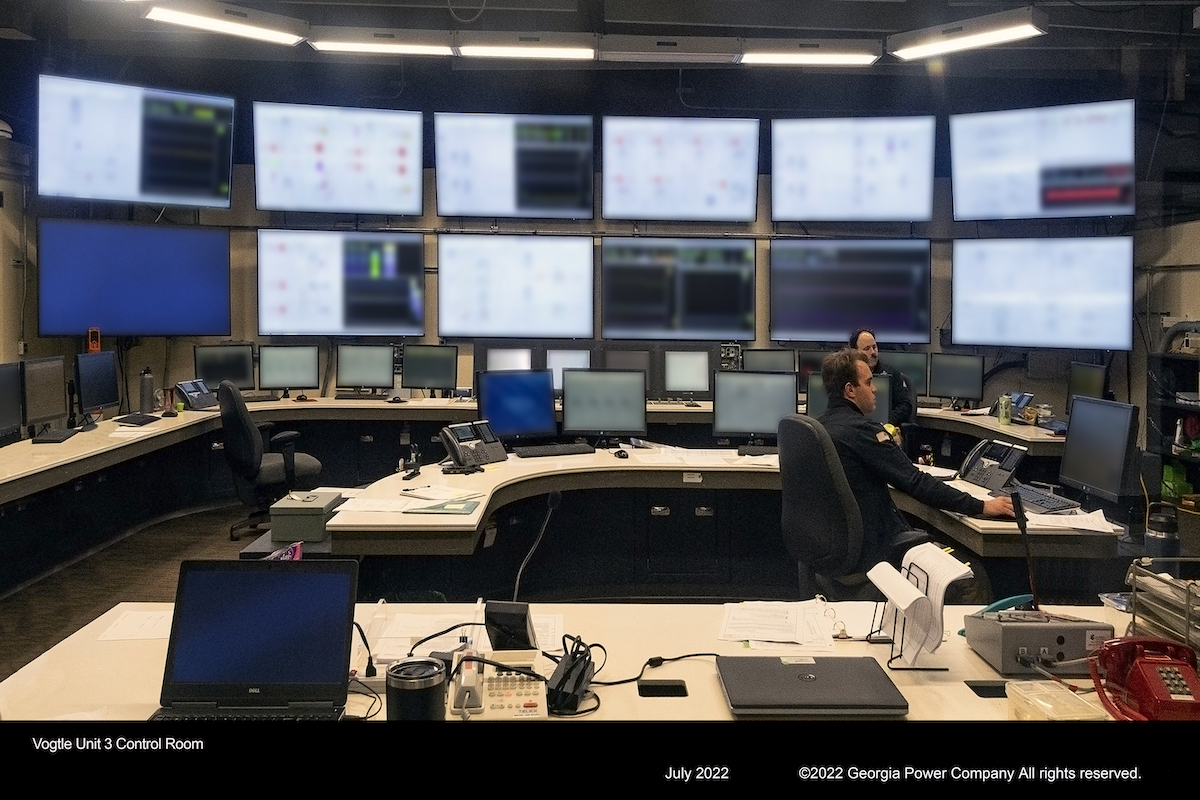 Vogtle Unit 3 generates electricity and connects to the grid